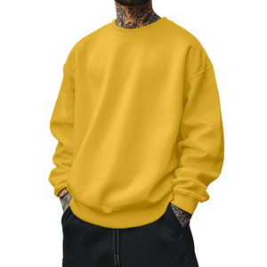 <b>Men</b> Oversized Sweatshirt Premium Blank <b>Pullover</b> Custom Streetwear Oversized Sweatshirt Soft Cotton Fleece Casual Wear Sweatshirt - Product Image 1