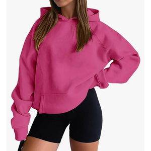 Stylish Custom <b>Happy</b> Random Women's Lime Green Hoodie And Shorts Set Fleece Drop Shoulder Casual Two Piece - Product Image 6