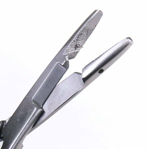 Pince à ciseaux en acier inoxydable personnalisée pour le nettoyage des yeux, type pince à épiler - Product Image 3
