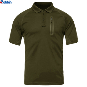 Camiseta Deportiva de Golf para Hombre, Manga Corta, con Bolsillos, Transpirable, Diseño Digital, Color Sólido, con Logotipo Personalizado, Venta Caliente - Product Image 1