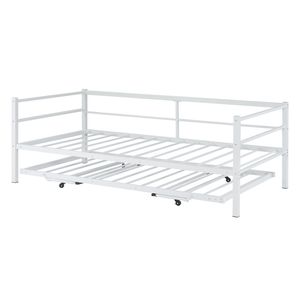 Divano Letto in Metallo Multifunzionale con Letto Estraibile e Divano Convertibile per Spazi Ristretti - Product Image 2