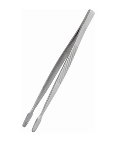 Pince à épiler de précision en acier inoxydable de qualité supérieure, à pointe plate et pointe en épée, pour la philatélie, les bijoux, l'artisanat et la manipulation, avec poignée antidérapante - Product Image 3