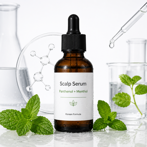 Sérum Coréen Panthénol Menthol pour Cuir Chevelu Sec – Soin Rafraîchissant 50ml - Product Image 2