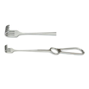เครื่องมือผ่าตัด Volkman Retractor ขนาด 8.5 นิ้ว ปลายทู่ 4 ง่าม ผลิตจากเหล็กกล้าไร้สนิมคุณภาพสูงของเยอรมัน ได้รับการรับรองมาตรฐาน CE สำหรับใช้ทางการแพทย์ - Product Image 5