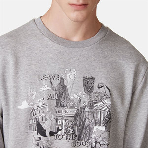 Sudaderas de Hombre de Diseño Moderno, Básicas para Otoño e Invierno, Mezcla de Algodón, Lisas, Teñidas, a Precio Económico, OEM - Product Image 4