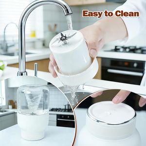 Blender portable sans fil 700 ml, mini, rechargeable par USB, avec 18 lames pour des smoothies et des milkshakes puissants - Product Image 2