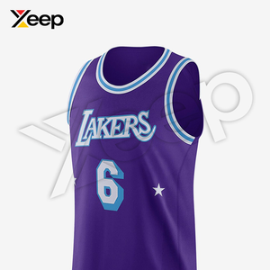 Uniforme de Baloncesto Personalizado XEEP para Hombre Adulto XC-BU-11, Uniforme de Equipo de Alto Rendimiento, Ligero, Transpirable, de Poliéster con Transferencia de Calor - Product Image 2