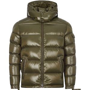 Blouson d'hiver matelassé pour homme, respirant, coupe-vent, doudoune d'extérieur à col montant, manteau chaud et tendance - Product Image 1
