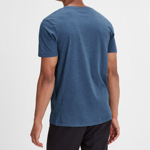 Camiseta de Algodón 100% Pesado con Logotipo Personalizado Estilo Vintage para Hombre, Cuello Redondo, Estilo Casual, Impresión Serigráfica, Venta al por Mayor a Granel, Colores Sólidos - Product Image 3