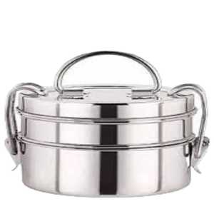 Rectangle Stainless Steel Bento <b>Box</b> >3-Tier 3-Compartment Leak-Proof High Capacity Portable Metal <b>Lunch</b> <b>Box</b> Set for School - Product Image 2