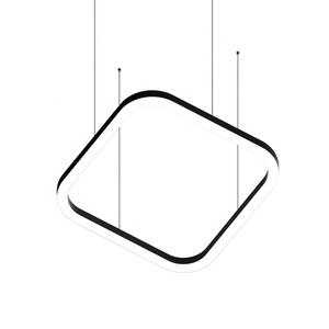 <span class=keywords><strong>Luminaire</strong></span> à <span class=keywords><strong>suspension</strong></span> LED commercial pour plafond de lustre en aluminium rectangulaire de cuisine intérieure; pour salon - Product Image 3