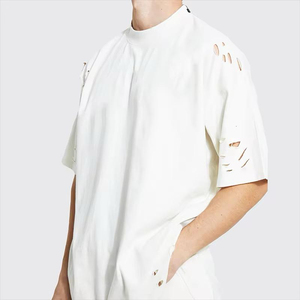 100% Cotton Made Breathable Men Acid <b>Wash</b> T shirts With OEM Services Wholesale price Men Acid <b>Wash</b> T shirts Unique Design - Product Image 3