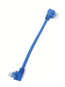 <span class=keywords><strong>สาย</strong></span>อีเธอร์เน็ตคุณภาพสูง HOTION Cat5 Cat5e Cat6 หัวต่อ RJ45 แบบงอ 90 องศา ซ้ายหรือขวา <span class=keywords><strong>สาย</strong></span>แพทช์เน็ตเวิร์ก UTP/FTP - Product Image 3