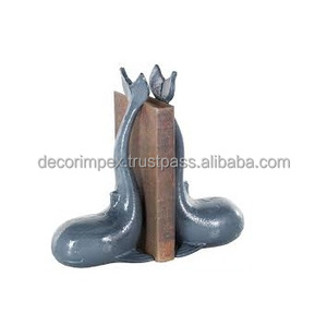Bookend หัวนกอินทรีทองเหลืองวินเทจของตกแต่งและใช้งานได้เหล่านี้ขายเป็นคู่และออกแบบมาเพื่อเก็บหนังสือ - Product Image 4