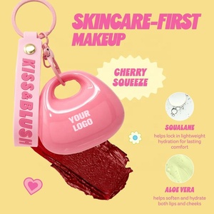 Bálsamo Labial y para Mejillas Kiss <span class=keywords><strong>Blush</strong></span> de Marca Privada, Alta Pigmentación, Larga Duración, Encanto Adorable, con Llavero, No Grasoso, Portátil, Sin Transferencia - Product Image 3