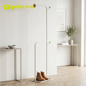 Modern Iron Coat Rack with 3 Hooks Freestanding Minimalist Design for Living Room Bedroom Entryway Home Furniture - Product Image 4