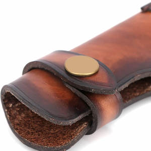 Professional Leather <b>Knife</b> <b>Sheath</b> Handmade Full Grain Cowhide Fixed Blade <b>Knife</b> Holder <b>Sheath</b> <b>For</b> Sale - Product Image 4