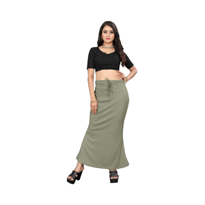 Enagua de Sari moderna para cortar y coser todo el día Extensor de altura de boutique India Sari Inskirt Fajas para fiestas - Product Image 1
