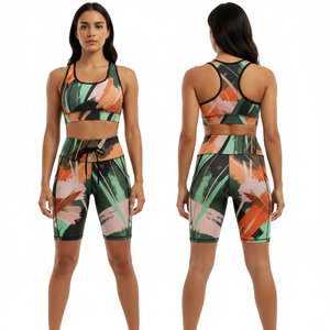 Nouveaux shorts de sport imprimés 2026 pour femmes, séchage rapide, extensibles, moulants, pour musculation et entraînement, compression, vêtements de sport actifs - Product Image 3