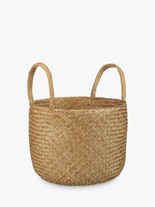 Cesta de Almacenamiento Hecha a Mano con Hierba Marina Natural, Venta al por Mayor, Ecológica, Hecha en Vietnam - Product Image 1