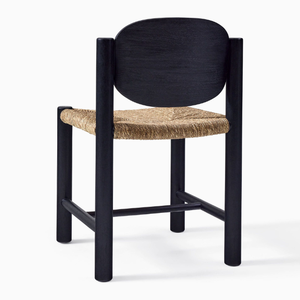 Muebles de silla de restaurante de madera de teca, modelo estético minimalista, asiento de cuerda fuerte y suave, calidad superior - Product Image 6