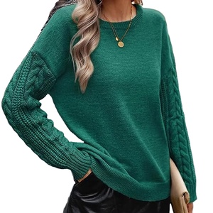 Suéteres de Punto Personalizados de Alta Calidad para Invierno, 100% Algodón, Manga Larga, Cuello Redondo, Antiarrugas, Unisex, Venta al Por Mayor - Product Image 4