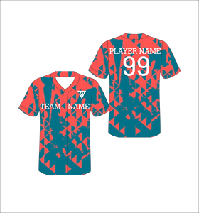 Camiseta de Béisbol Sublimada Personalizada de Manga Corta con Cuello en V para Hombre, Nombre del Equipo, Jugador 99, Poliéster Transpirable para Todas las Temporadas - Product Image 4