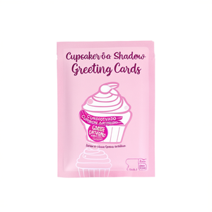 Cupcakes Shadow <b>Birthday</b> Greeting Cards-Modern Creative <b>Paper</b> Design - Product Image 2