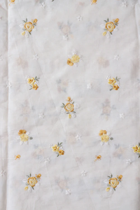 Tissu en coton brodé occultant léger et ignifuge de luxe pour robes de mariée, robes de soirée, sacs, housses OEM ODM - Product Image 2