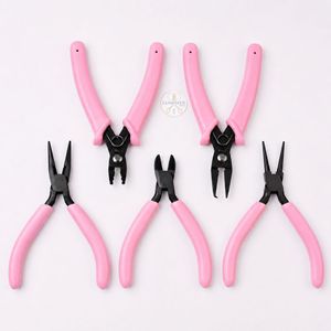 Luminex Jewelry Pliers Set Orange Handle Steel <b>Precision</b> <b>Tools</b> for DIY Jewelry Making - Product Image 6