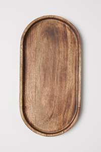 Meilleures ventes - Plateau de service en bois d'acacia avec pieds - Pour la maison, l'hôtel, le restaurant - Ustensiles de cuisine - Plateau à charcuterie - Plateau de service - Product Image 6