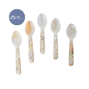 Cuillère à caviar de luxe tendance, écologique, de haute qualité, en nacre, la plus vendue, durable, BLUE LOTUS FARM - Product Image 1