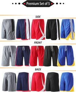 Men's Summer Sports Shorts Quick-Drying Ice Silk <b>Mesh</b> <b>Pants</b> Casual Loose Fit with Drawstring Closure Solid Pattern Hot Styles - Product Image 5