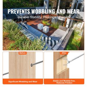 Kit Ringhiera con Cavo in Acciaio Inox T316, Angolo Regolabile 0-180 Gradi, per Pali in Legno, Grado Marino, con Cavo da 1/8 di Pollice e Clip - Product Image 5