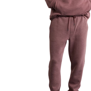 Pantalon de jogging en molleton pour homme, taille élastique, bas de pantalon à revers, coupe décontractée, pantalon de détente d'hiver décontracté avec poches latérales - Product Image 6