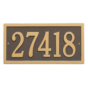 Placa de Acero para Número de Puerta, Dirección, Jardín, Exterior, Hogar, Diseño Moderno de Alta Calidad, Personalizable, Hecho en India - Product Image 1
