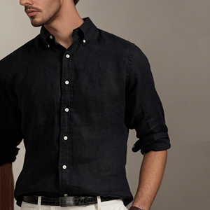 Wrinkle Free Breathable Men's Casual <b>Shirt</b> 100% Polyester Summer Good Quality - Product Image 5