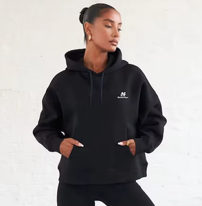 Custom Logo <b>Winter</b> Front High Quality Women Lightweight Casual Workout Sports <b>Top</b> Oversized Gym Sweatshirt Luxury Hoodie - Product Image 3
