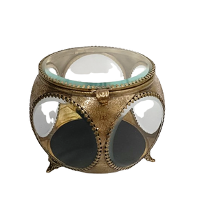 กล่องใส่เครื่องประดับโลหะทรงสี่เหลี่ยมผืนผ้าเคลือบเงินโบราณแบบปรับแต่งได้ กล่องโชว์ระดับไฮเอนด์ ตกแต่งอย่างหรูหราสำหรับจัดเก็บ KAMRAN - Product Image 4