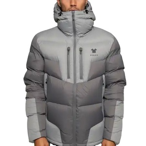 Ventes en gros de vestes matelassées en nylon pour hommes personnalisées 2025, respirantes, rembourrées en polyester, décontractées, manches longues, col montant, saison hivernale - Product Image 1