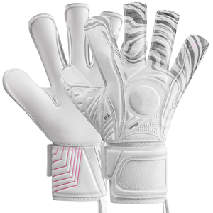 ถุงมือผู้รักษาประตูมืออาชีพรุ่นใหม่ พร้อมอุปกรณ์ป้องกันนิ้วมือ สำหรับผู้ใหญ่และเด็ก ถุงมือผู้รักษาประตูแบบหนา ทำจากยางลาเท็กซ์เนื้อเรียบ สำหรับฝึกซ้อมฟุตบอล - Product Image 6