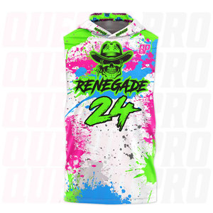 Reversible Hooded Compression 7v7 Custom Flag Football Jerseys High Performance Compression Flag 7 On 7 Shirts - Product Image 4