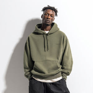 Sudadera con Capucha Personalizada para Hombre, 100% Algodón, Gruesa, 500 GSM, Felpa, Talla Grande - Product Image 1