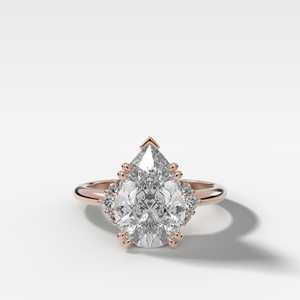 Luxury 18K Real <b>Gold</b> 3 Carat Pear Diamond <b>Ring</b> Wholesale Three Stone Proposal <b>Ring</b> CVD HPHT Lab Grown Diamond <b>Ring</b> Manufacturer - Product Image 6