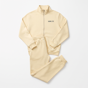 Survêtement à capuche demi-zip en coton léger et respirant de haute qualité pour homme – Vente en gros hiver - Product Image 4