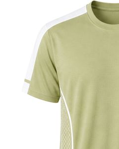 Manufacturer Custom Light Green <b>Mens</b> Sports T Shirt Quick Dry Breathable Gym Fitness Running Athletic Polyester Training Tee <b>Top</b> - Product Image 3