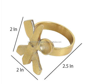 Fork-Knife-Spoon Napkin Ring - Set of 6 For Sale in Wholesale Prices For Home Dining And Restaurant <b>Table</b> Decor - Product Image 2
