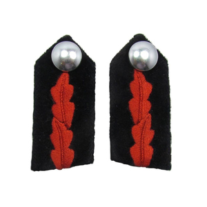 Parches de cuello de teniente bordados a mano de poliéster, insignias de cuello azules de alta calidad para uniforme de gala - Product Image 2