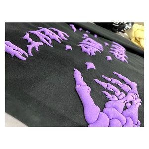 เสื้อฮู้ดพิมพ์ลาย DTF DTG ประดับเพชรเทียม สำหรับผู้ชาย สไตล์สตรีทแวร์ ทรงโอเวอร์ไซส์ แฟชั่นเสื้อฮู้ดแบบสวมหัว ผ้าฝ้ายคุณภาพพรีเมียม - Product Image 6