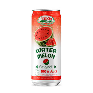 Jus de pastèque Nawon 320ml 100% pur et original en canette, prêt à boire, boisson au jus de pastèque et gingembre, fabricant OEM pour marque privée - Product Image 3